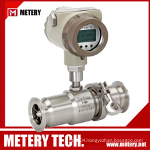 Milk turbine flow sensor for liquids